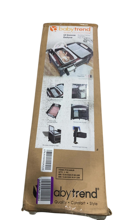 Shop Baby Trend Lil Snooze Deluxe Nursery Playard, Flora at GoodBuy Gear