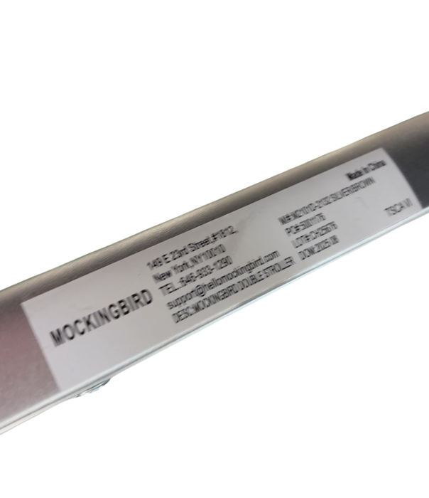 Shop Mockingbird Single to Double 2.0 Stroller, 2025, Black, Silver With Penny Leather, Windowpane at GoodBuy Gear