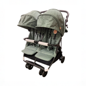 Shop Zoe The Twin V2 Double Stroller, 2025, Forest at GoodBuy Gear