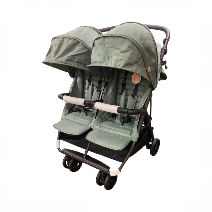 Shop Zoe The Twin V2 Double Stroller, 2025, Forest at GoodBuy Gear