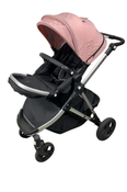 Shop Mockingbird Single 2.0 Stroller, 2024, Bloom, Silver With Black Leather, Watercolor Drops at GoodBuy Gear