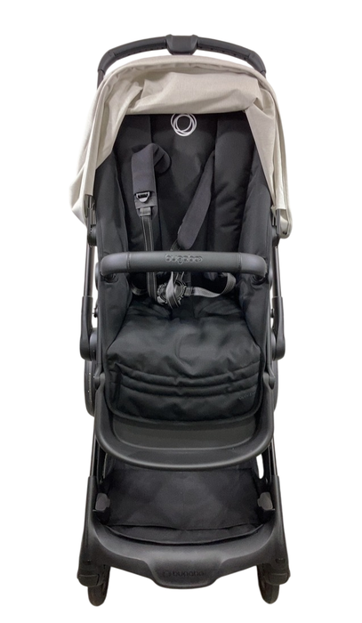 Shop Bugaboo Kangaroo Single To Double Stroller, 2024, Black, Midnight Black, Misty White at GoodBuy Gear