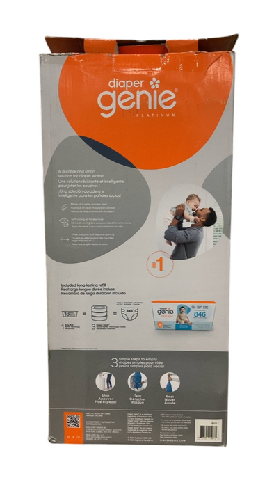 Shop Diaper Genie Platinum Pail Gift Set, Lily White at GoodBuy Gear