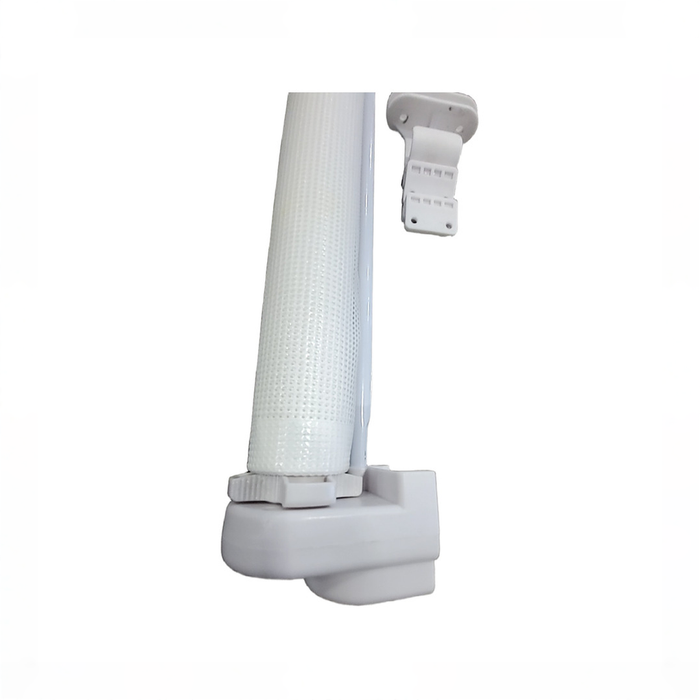 Shop Perma Child Safety Indoor/Outdoor Retractable Baby Gate, 33"x71", White at GoodBuy Gear