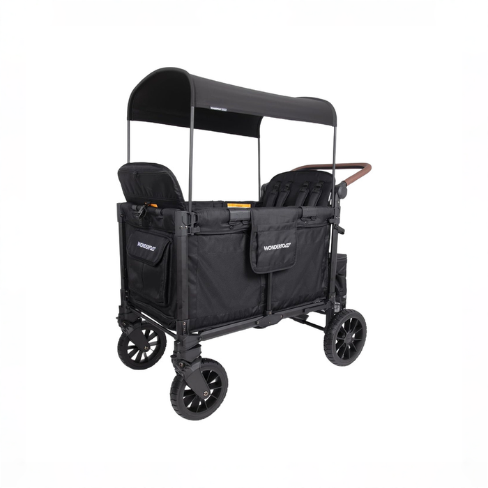 Shop Wonderfold W4 Luxe Pro Stroller Wagon, 2026, Jet Black at GoodBuy Gear