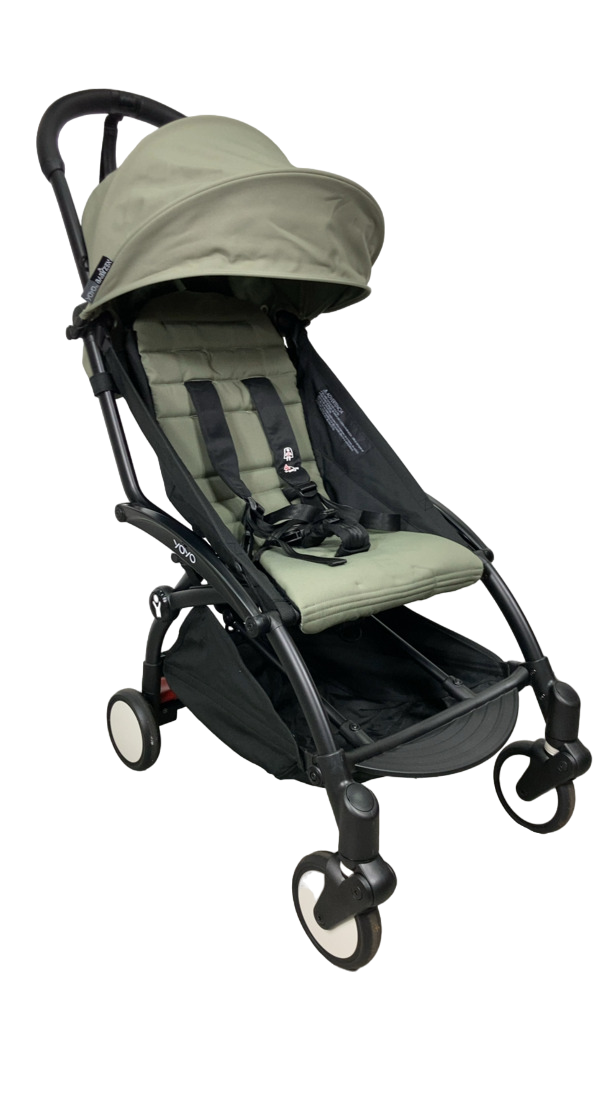 babyzen yoyo stroller 6 months+ Babyzen YOYO2 Complete Stroller, 2023, Black with Olive