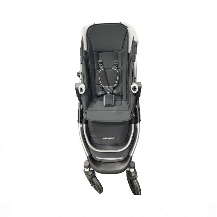 Shop Mockingbird Single 3.0 Stroller, 2025, Oat, Silver with Penny Leather at GoodBuy Gear