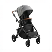 Shop Mockingbird Single to Double 3.0 Stroller, 2025, Charcoal with Penny Leather, Heather Grey at GoodBuy Gear