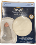 Shop Halo SleepSack Swaddle, Cream, Newborn at GoodBuy Gear