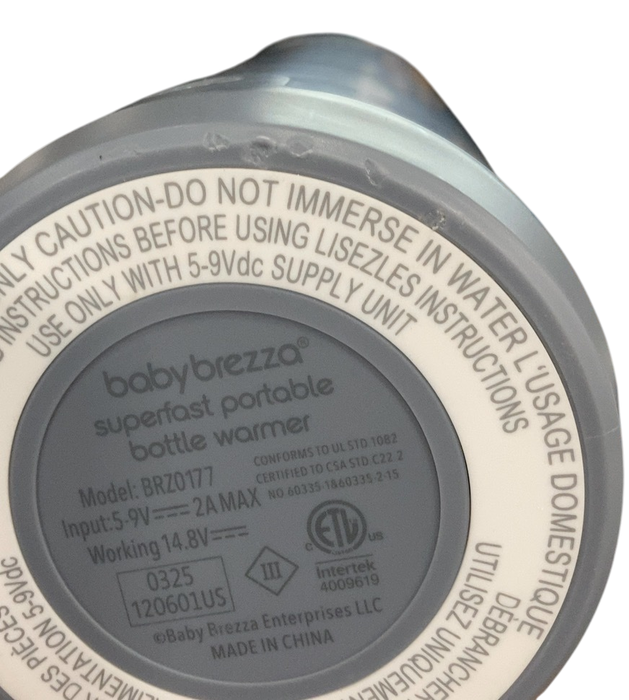 Shop Baby Brezza Super Fast Portable Bottle Warmer, Gray at GoodBuy Gear