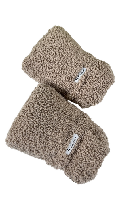 Shop 7 A.M. Enfant WarmMuffs, Oatmeal Teddy at GoodBuy Gear