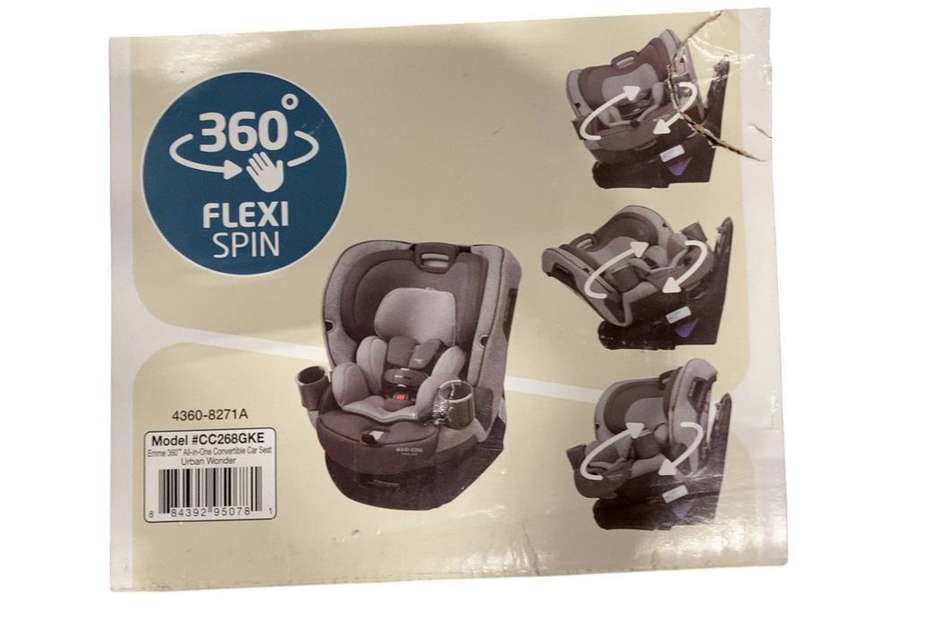 Shop Maxi-Cosi Emme 360 Convertible Car Seat, 2024, Urban Wonder at GoodBuy Gear