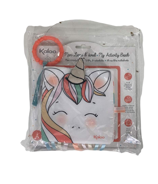 Shop Kaloo Soft Activity Book, The Happy Unicorn at GoodBuy Gear