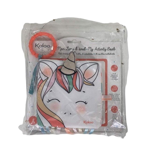 Shop Kaloo Soft Activity Book, The Happy Unicorn at GoodBuy Gear