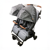 Shop Zoe The Twin V2 Double Stroller, 2024, Ocean at GoodBuy Gear