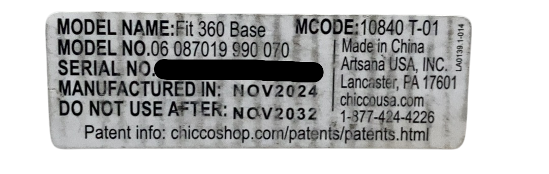 Shop Chicco Fit360 Rotating Convertible Car Seat Base, Anthracite, 2024 at GoodBuy Gear