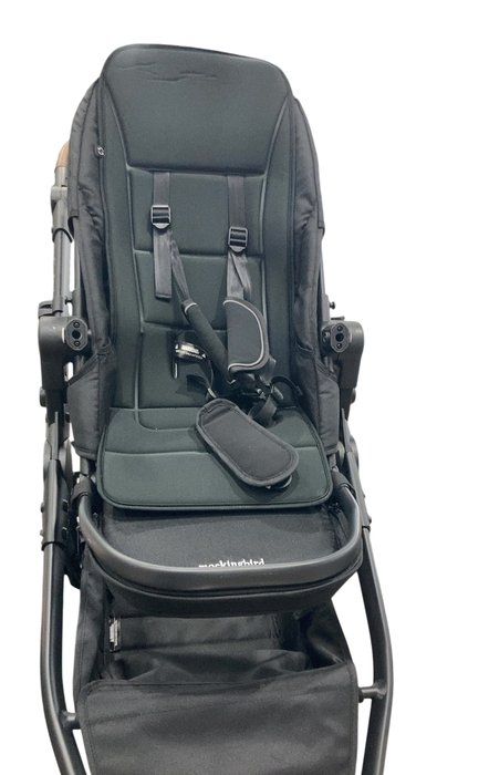 Shop Mockingbird Single to Double 3.0 Stroller, 2025, Black Windowpane, Charcoal with Penny Leather at GoodBuy Gear