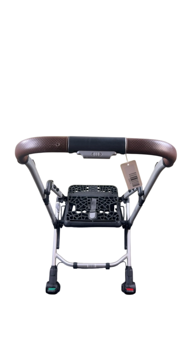 Shop DRAFT - UPPAbaby MINU Stroller Frame Only, Silver with Saddle Leather, unknown at GoodBuy Gear