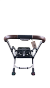 Shop DRAFT - UPPAbaby MINU Stroller Frame Only, Silver with Saddle Leather, unknown at GoodBuy Gear