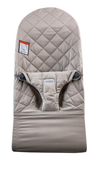 Shop BabyBjorn Bouncer Bliss, Dark Gray Frame, Sand Gray Cotton Classic Quilt at GoodBuy Gear