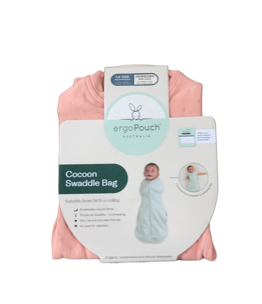 used ErgoPouch Cocoon Swaddle Bag, 1.0 TOG, 0000M, Berries