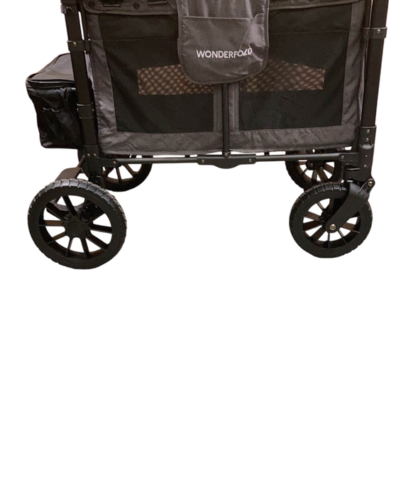 Shop Wonderfold W2 Luxe Multifunctional Double Stroller Wagon, 2023, Charcoal Gray at GoodBuy Gear