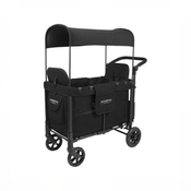 Shop Wonderfold W2 Multifunctional Double Stroller Wagon, 2026, Black, Plus Model at GoodBuy Gear