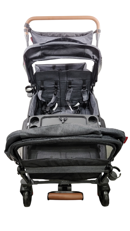 Shop Radio Flyer Voya Quad Stroller Wagon, Grey/Black at GoodBuy Gear