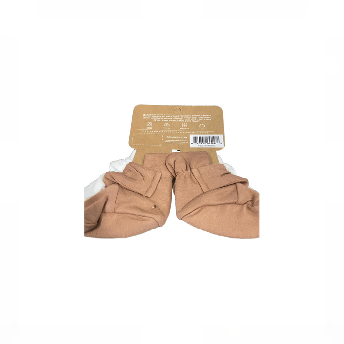 Shop DRAFT - Goumikids Stay On Baby Boots, 0-3 Months, White And Brown at GoodBuy Gear