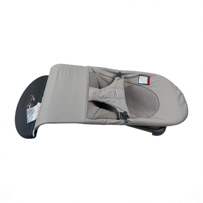 Shop BabyBjorn Bouncer Balance Soft, Dark Gray Frame, Sand Gray TriFabric at GoodBuy Gear