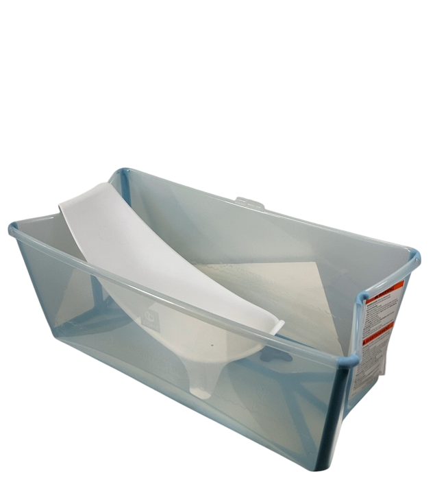 Shop Stokke Flexi Bath Bundle Pack, Regular, Transparent Ocean Blue at GoodBuy Gear