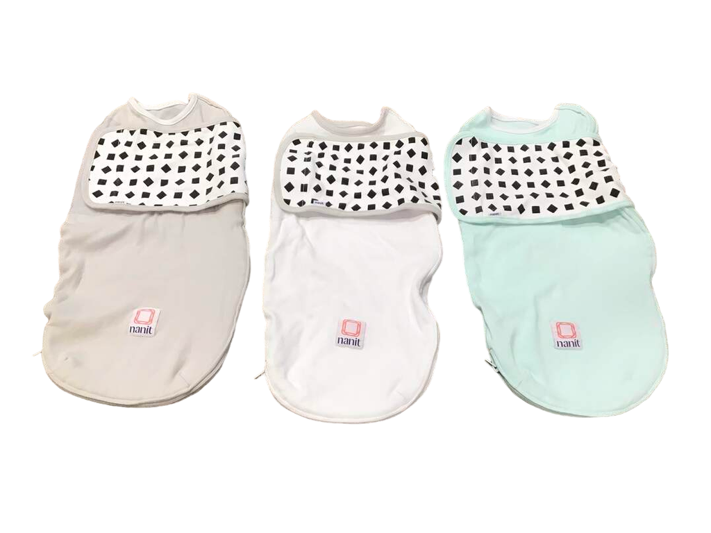 Nanit Breathing Wear Swaddle 3 Pack, 03 Months