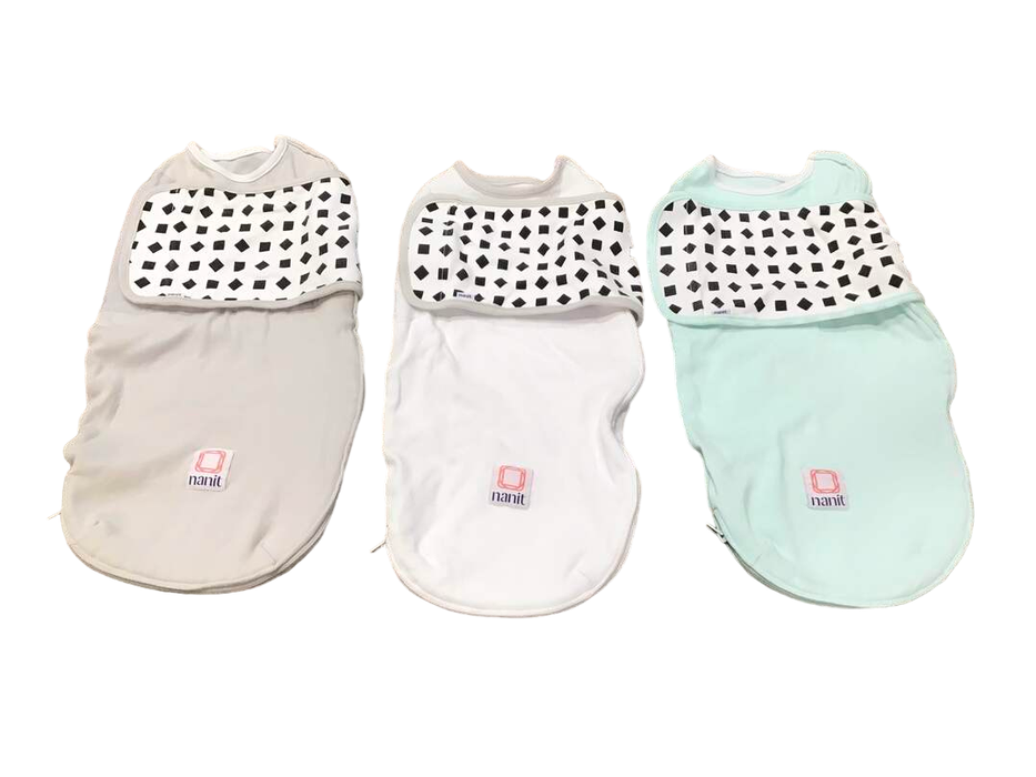 used Nanit Breathing Wear Swaddle 3 Pack