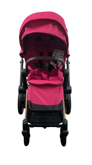 Shop Cybex E-PRIAM Electric Stroller, 2019, Fancy Pink, Rose Gold, with Battery at GoodBuy Gear