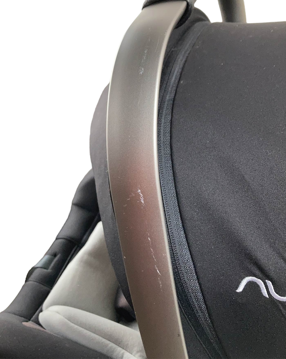 Nuna Pipa Lite LX Infant Car Seat, Caviar, 2019