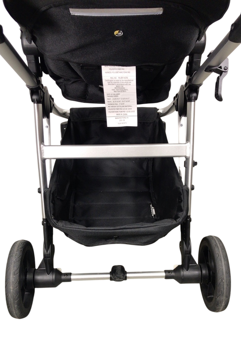 Shop Mockingbird Single to Double 2.0 Stroller, 2024, Black, Silver With Penny Leather, Windowpane at GoodBuy Gear
