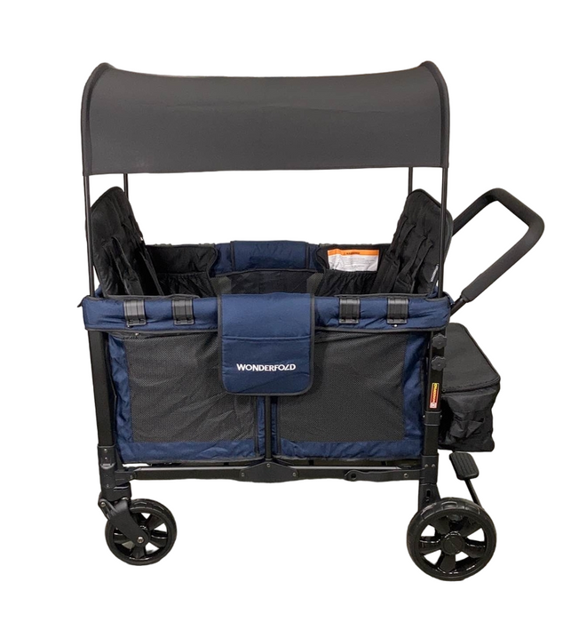 Shop Wonderfold W4S 2.0 Multifunctional Stroller Wagon, 2024, Noble Navy at GoodBuy Gear