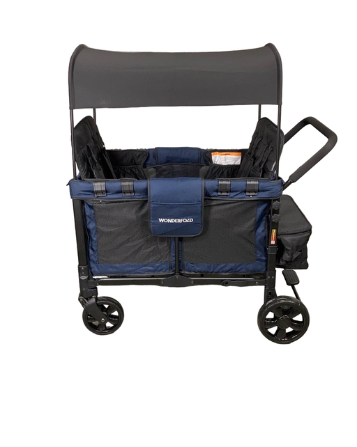 secondhand Wonderfold W4 Multifunctional Quad Stroller Wagon, Noble Navy, 2023