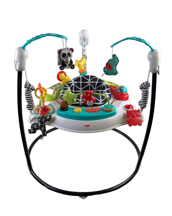 used Fisher Price Jumperoo Activity Center, Animal Wonders