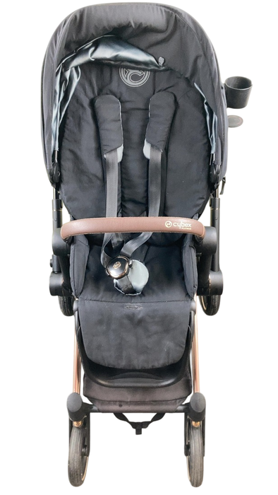 Shop Cybex PRIAM Stroller, 2022, Deep Black, Rosegold at GoodBuy Gear