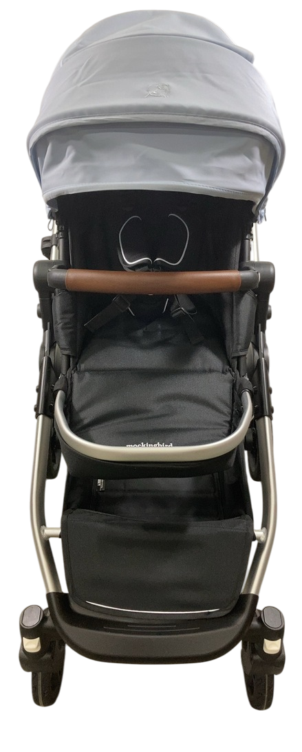 Shop Mockingbird Single to Double 2.0 Stroller, Sky, Windowpane, Silver With Penny Leather, 2025 at GoodBuy Gear