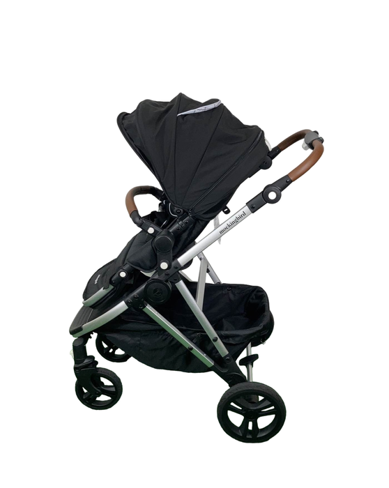 secondhand Mockingbird Single Stroller, Windowpane, Black, Silver With Penny Leather, 2023