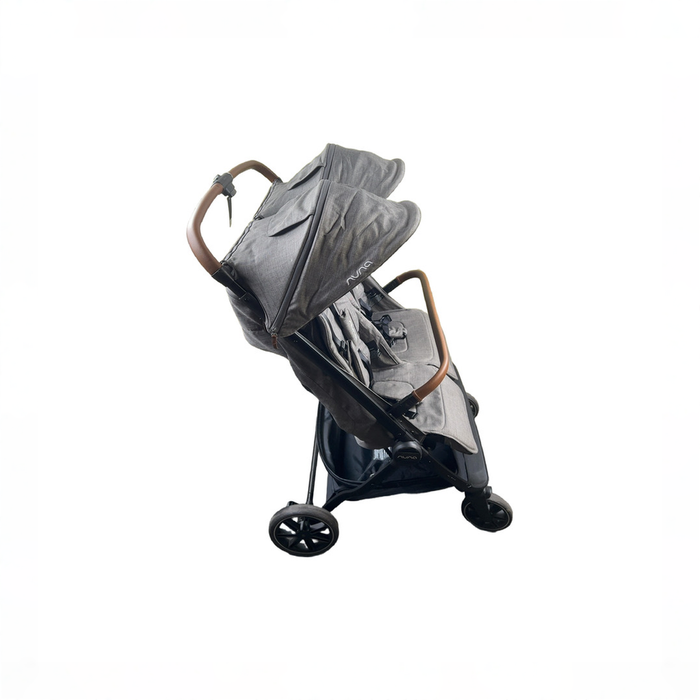Shop Nuna TRVL Dubl Stroller, 2024, Granite at GoodBuy Gear