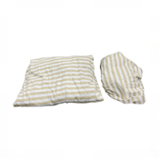Shop DRAFT - Bellini Crib Sheet and Changing Pad Cover Set, Tan stripe at GoodBuy Gear