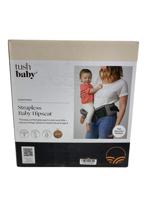 Shop TushBaby Hip Baby Carrier, Sable Velvet at GoodBuy Gear
