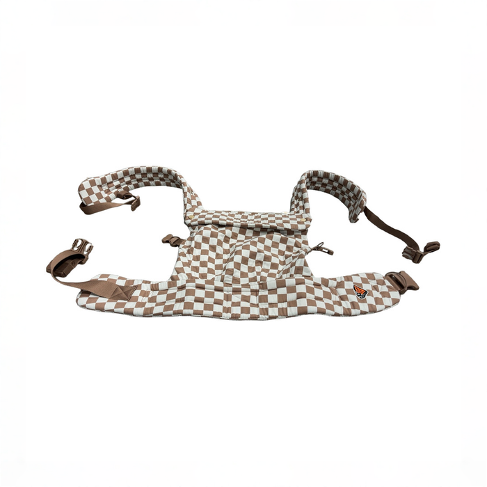 Shop Mabē The Monarch Carrier, Mocha Check at GoodBuy Gear