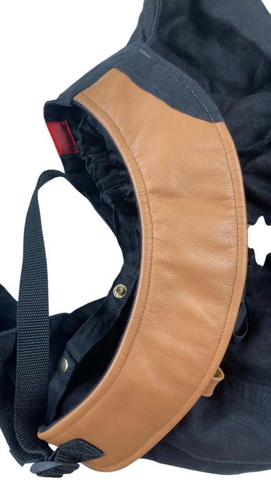 Shop Sakura Bloom Scout Baby Carrier, Onyx and Cognac Leather at GoodBuy Gear