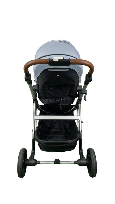 Shop Mockingbird Single 2.0 Stroller, Sky, Windowpane, Silver With Penny Leather, 2024 at GoodBuy Gear