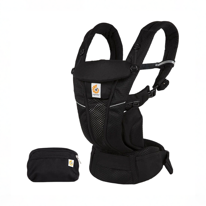 Shop Ergobaby Omni Breeze Baby Carrier, Onyx Back at GoodBuy Gear