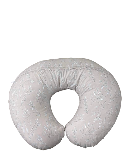 secondhand Boppy Nursing and Infant Support Luxe Pillow, Sand Stick and Twig